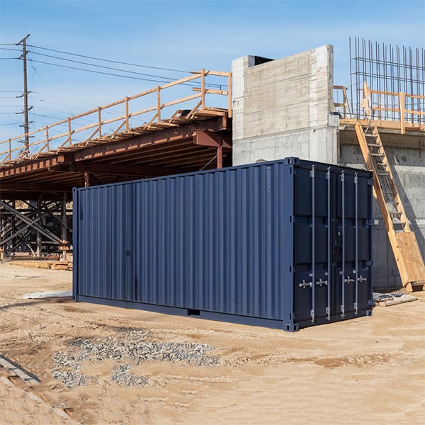 we can deliver our construction site storage containers to your site within a few days of your order