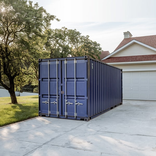 you can access your items in a residential storage container at any time during your rental period